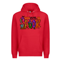 Red too cute to spook Premium Hoodie - RacoonDesign