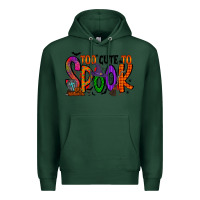 Sports Green too cute to spook Premium Hoodie - RacoonDesign