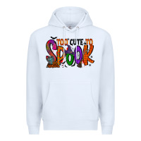 White too cute to spook Premium Hoodie - RacoonDesign