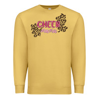 Antique Gold cheer mama Premium Sweatshirt - MaliasSmallBusiness