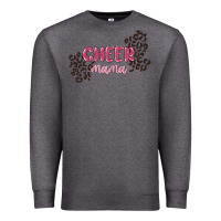 Charcoal Heather cheer mama Premium Sweatshirt - MaliasSmallBusiness