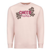 Pale Pink cheer mama Premium Sweatshirt - MaliasSmallBusiness