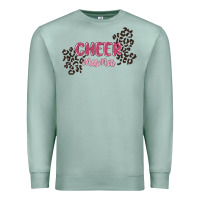 Seafoam cheer mama Premium Sweatshirt - MaliasSmallBusiness