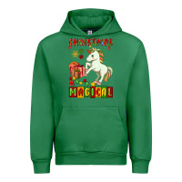 Emerald christmas magical unicorn Urban Hoodie - FaDigitalArtStudio