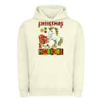 Pigment Pistachio christmas magical unicorn Urban Hoodie - FaDigitalArtStudio