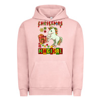 Pigment Salmon christmas magical unicorn Urban Hoodie - FaDigitalArtStudio