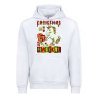 White christmas magical unicorn Urban Hoodie - FaDigitalArtStudio