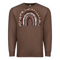 Chestnut Cheetah rainbow Premium Sweatshirt - MaliasSmallBusiness