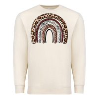 Sandshell Cheetah rainbow Premium Sweatshirt - MaliasSmallBusiness
