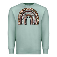 Seafoam Cheetah rainbow Premium Sweatshirt - MaliasSmallBusiness