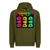 Army Green lgbt dad tumbler Premium Hoodie - HRA Design Shop