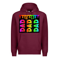 Burgundy lgbt dad tumbler Premium Hoodie - HRA Design Shop