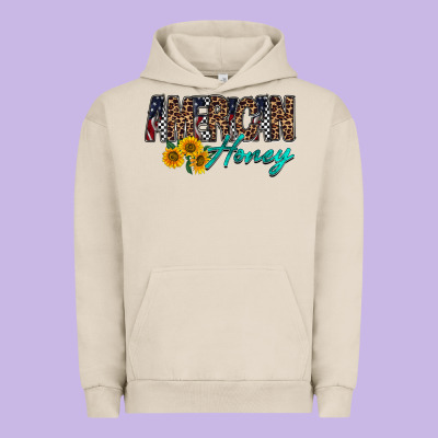 American Honey Urban Hoodie Designed By Racoondesign