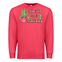 Cardinal go sit on a cactus Premium Sweatshirt - MaliasSmallBusiness