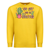 Lemon go sit on a cactus Premium Sweatshirt - MaliasSmallBusiness