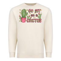 Sandshell go sit on a cactus Premium Sweatshirt - MaliasSmallBusiness
