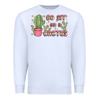 White go sit on a cactus Premium Sweatshirt - MaliasSmallBusiness