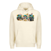 Sandshell western farm trucks farm animals Premium Hoodie - FaDigitalArtStudio