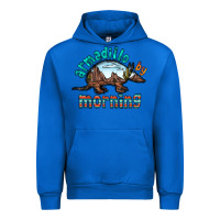 Cobalt armadillo by morning Urban Hoodie - RacoonDesign