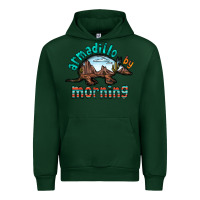 Forest Green armadillo by morning Urban Hoodie - RacoonDesign