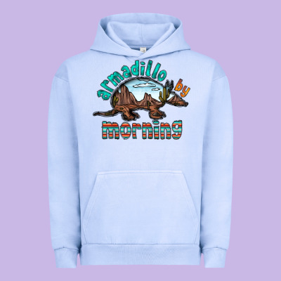 Armadillo By Morning Urban Hoodie Designed By Racoondesign