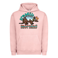 Pigment Salmon armadillo by morning Urban Hoodie - RacoonDesign