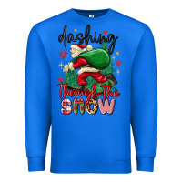 True Royal dashing through the snow Premium Sweatshirt - MaliasSmallBusiness