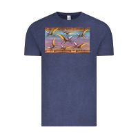 Vintage Denim dinosaur pterodactyl sippy cup Vintage Tee - Artiststas