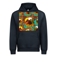 Navy desert horse seamless patern Urban Hoodie - HRA Design Shop