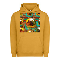 Pigment Peanut Butter desert horse seamless patern Urban Hoodie - HRA Design Shop