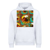 White desert horse seamless patern Urban Hoodie - HRA Design Shop