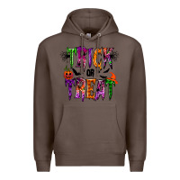 Coffee trick or treat Premium Hoodie - RacoonDesign