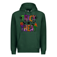 Sports Green trick or treat Premium Hoodie - RacoonDesign