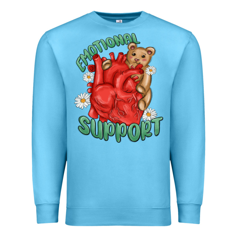 Emotional Support Premium Sweatshirt by MaliasSmallBusiness | Teevron