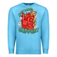Ocean Blue emotional support Premium Sweatshirt - MaliasSmallBusiness