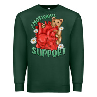 Sports Green emotional support Premium Sweatshirt - MaliasSmallBusiness