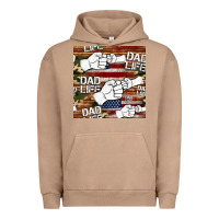 Pigment Burro dad life fist bump seamless pattern Urban Hoodie - HRA Design Shop