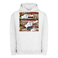 Pigment Lunar Rock dad life fist bump seamless pattern Urban Hoodie - HRA Design Shop