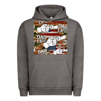 Pigment Tornado dad life fist bump seamless pattern Urban Hoodie - HRA Design Shop