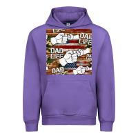 Tulip dad life fist bump seamless pattern Urban Hoodie - HRA Design Shop