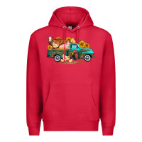 Cardinal western farm truck farm animals Premium Hoodie - FaDigitalArtStudio