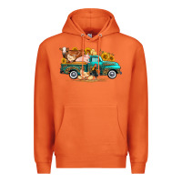 Carrot western farm truck farm animals Premium Hoodie - FaDigitalArtStudio