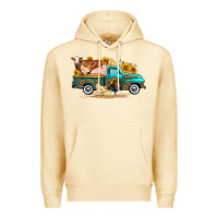 Pina Colada western farm truck farm animals Premium Hoodie - FaDigitalArtStudio