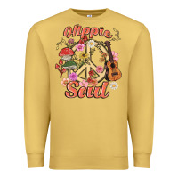 Antique Gold hippie soul Premium Sweatshirt - MaliasSmallBusiness