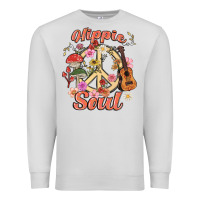 Dove Grey hippie soul Premium Sweatshirt - MaliasSmallBusiness