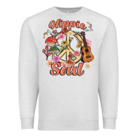 Oatmeal Heather hippie soul Premium Sweatshirt - MaliasSmallBusiness