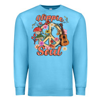 Ocean Blue hippie soul Premium Sweatshirt - MaliasSmallBusiness