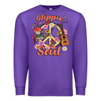 Purple hippie soul Premium Sweatshirt - MaliasSmallBusiness
