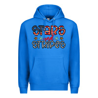 True Royal stars and stripes Premium Hoodie - CowhideDigitalArt