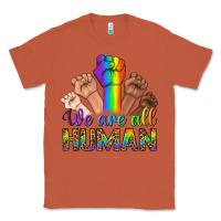 Copper We Are All Human Classic Tee - BundleAndBundleShop